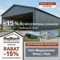 - 15% - Wiata /Hala Garaż Blaszany Grafit | Montaż Gratis – Maj-Blach