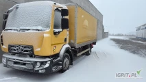 Renault gama d12 11900dmc ładowność 6t kontener winda 1.5t 