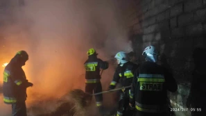 Wielki pożar w Chąśnie. Zwierzęta uratowano