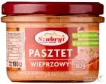 Delikatny, smarowny pasztet wieprzowy przygotowany z najwyższej jakości mięsa.