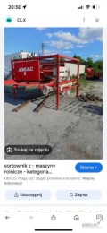 Witam sprzedam sortownik amac. 3 sorty maszyna wydajna  sprawny  cena 18900