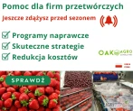 Ocal swoją przetwórnię      Jesteśmy firmą specjalizującą się we wdrażaniu procesów naprawczych i optymalizacyjnych dla przedsiębiorstw przetwórczych z branży owocowo-warzywnej.         Wdrażamy skuteczne rozwiązania które w bardzo krótkim...