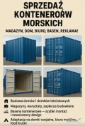  SPRZEDAŻ KONTENERÓW MORSKICH – MAGAZYN, DOM, BIURO, BASEN, REKLAMA! ?