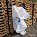 Worki Big Bag 170x105x105 cm, po spożywce, lej/lej, SWL 1000 kg, bez nadruku. Wysyłka kurierska od 30 szt. do 150 szt. Dostepnośc...