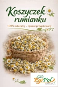 Kwiat Rumianku  - naturalny surowiec, najwyższej jakości, świeży, starannie selekcjonowany o intensywnym kolorze, zgodny ze...